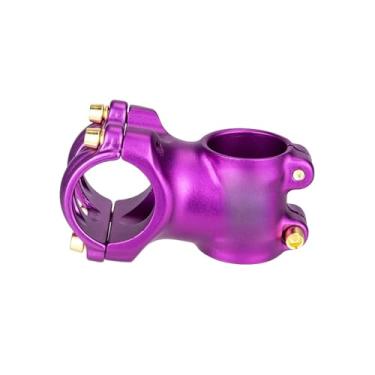 Imagem de Mesa de bicicleta MTB 45mm 7 graus 31,8mm Leve Roxa Verde Preta Vermelha Bicicleta de Estrada Gravel Curta(45 Stem-PURPLE)
