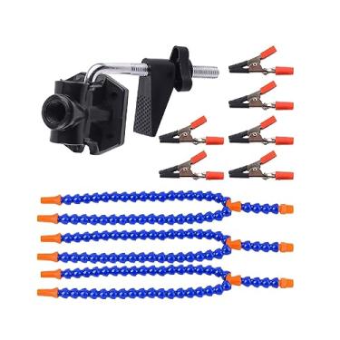 Imagem de Estação de mão de ajuda de solda, 6 braços flexíveis para solda, montagem, reparo, modelagem, hobby