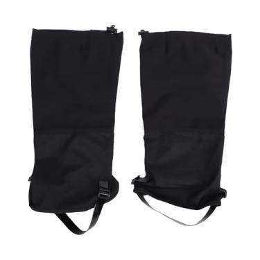 Imagem de Asixxsix Polainas para as pernas, polainas para botas de exterior com tira em TPU, à prova de chuva, respiráveis, anti-neve, anti-areia, tira em borracha no peito do pé