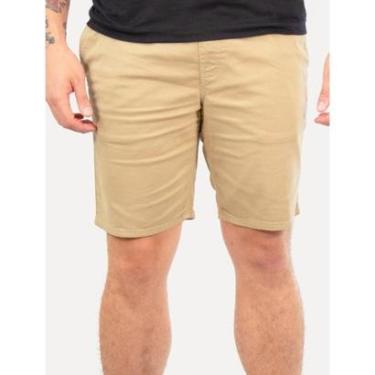 Imagem de Bermuda Calvin Klein Jeans Color Moletom Silk Cáqui-Masculino