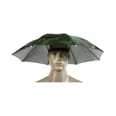 Imagem de Chapéu De Pesca Dobrável Impermeável Portátil Com Proteção Solar Para 