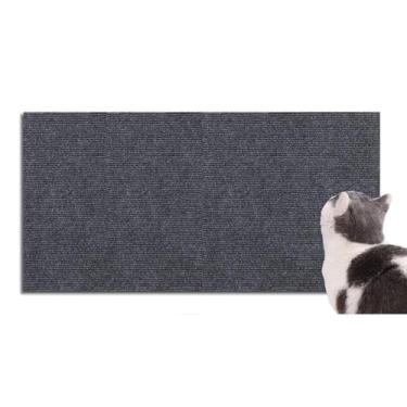Imagem de Tapete de arranhamento para gato Wall Sofa Artefato teaser resistente a desgaste e Arranhador parede com adesivo multifuncional sem soltar pelúcia 1pc