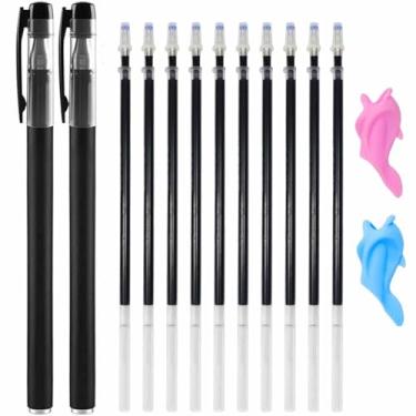 Imagem de PEOCEFOY 24 canetas mágicas para livros ranhurados para crianças, refil de livro de escrita à mão, tinta mágica, para livros de escrita com ranhuras, canetas de livro de texto para pré-escola