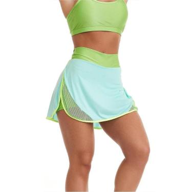 Imagem de Short Saia Caju Brasil Fun Verde-Feminino
