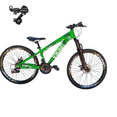 Imagem de Bicicleta 26 VikingX Tuff25 21v Cambio Traseiro Shimano Freeride Disco Mecânico Pneu Slick 1.50-Unissex