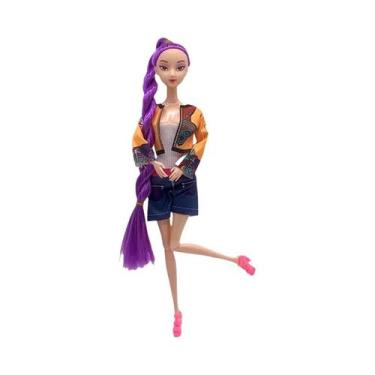 Imagem de Figuras Kpop Demon Hunters Huntrix Derpys Tiger Rumi Mira Zoey Sussy B