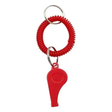 Imagem de Gryshanyun Apito esportivo com alça de pulso ajustável - Som de alta frequência para treinadores, árbitros e esportes de equipe, apito de emergência de plástico durável para futebol, beisebol e