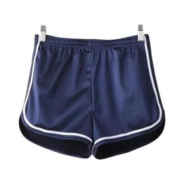 Imagem de Novo 2023 shorts femininos verão seda magro praia casual branco egde s