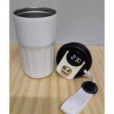 Imagem de Caneca de Café a Vácuo Copo Térmico Inteligente 460ml/650ml de Aço Inoxidável com Display caneca termica copo termico(copo cafe,preto 460ml)