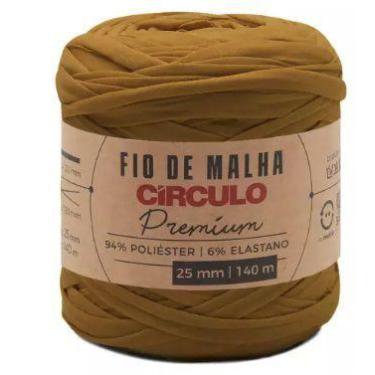 Imagem de Fio de Malha Premium 25mm Circulo 140 Metros Cor 7361 Melado - no-bran