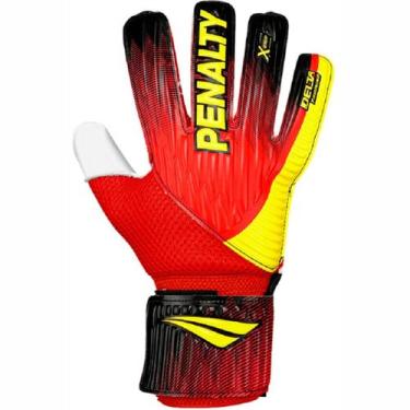 Imagem de Luva Goleiro Penalty Delta Training, Vermelho, Preto, 11
