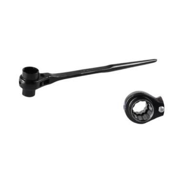 Imagem de Chave De Catraca Dupla Preta Com Liberação Rápida Para Andaimes E Trab