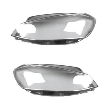 Imagem de Capa transparente para farol dianteiro, abajur, lente de vidro, compatível com vw golf 7.5 2018-2020, capa transparente para lente do farol(2PCS left and right)