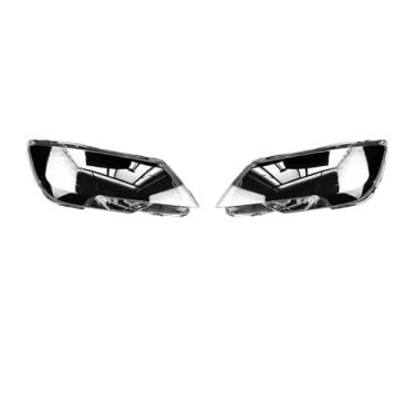 Imagem de Lente do farol do carro Compatível com skoda superb 2013 2014 2015 transparente capa substituir abajur(1 Pair)