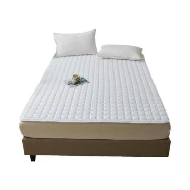 Imagem de Protetor De Colchão Impermeável E Acolchoado, Espesso E Respirável, Ca