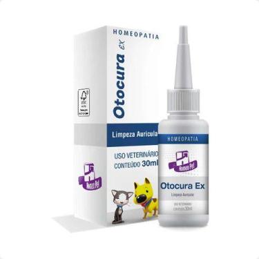 Imagem de  Otocura Ex Homeopet Limpeza Auricular Cães E Gatos 30ml - Real H