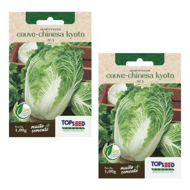 Imagem de 2x Sementes De Couve Chinesa Kyoto Horta Muda Alta Qualidade - Topseed