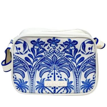 Imagem de FARM - BOLSA TRANSVERSAL FARM ETC CHAMEGO COQUEIRO DE FLOR AZUL