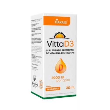 Imagem de Vitta D3 2000UI Gotas 20ml Sabor Tangerina Vitamina Tiaraju, Tangerina