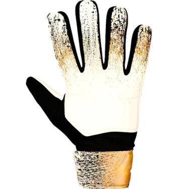 Imagem de Luva de Goleiro Adulto para Futebol | Alta Aderência e Durabilidade | Ideal para Campo e Society | Treino e Jogo(Dourado,9 (Médio))