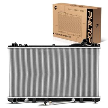 Imagem de PHILTOP Radiador de núcleo compatível com 2002-2006 Camry 3.0L, 2004-2006 ES330, 2004-2008 Solara 3.3L, 2002-2003 ES300, 2004-2006 Camry 3.3L Cooler de óleo de transmissão incluído