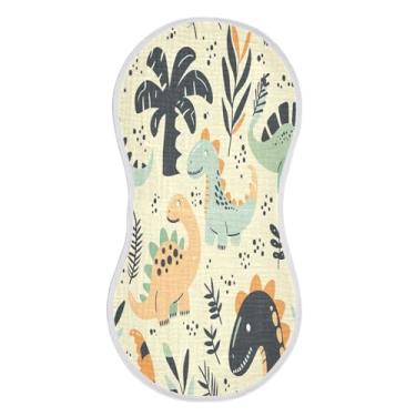 Imagem de STAYTOP 1 PÇ Pano de Arroto de Dinossauro Fofo para Bebês Meninos Meninas e Toalha de Recém-Nascido, Pano Grande Absorvente para Arrotar