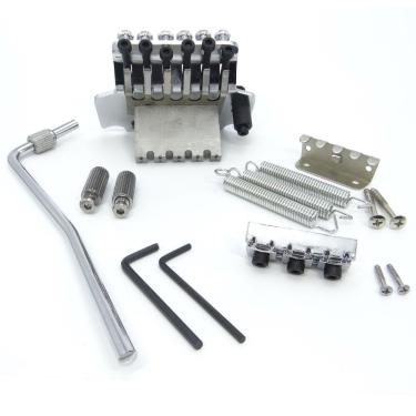 Imagem de Ponte Floyd Rose Guitarra Cromada Completa Locknut Elephant Ele0380