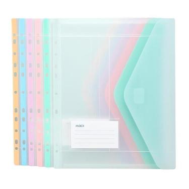 Imagem de 3 Un. Divisória Colorida Para Pasta De Documentos E Arquivos - Neoimp