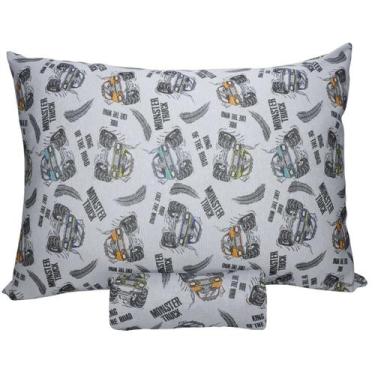 Imagem de Jogo De Lençol Truck Road Infantil Cama Solteiro Doce Vida Kids 2 Peça