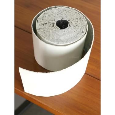 Imagem de Papel de parede descascando e colando papel de parede, fita de reparo de borda, adesivos adequados para molduras de espelho de banheiro