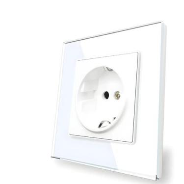 Imagem de Tomada De Parede USB Com Botão De Pressão 16A 1 Gangue 2 Vias Padrão U