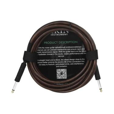 Imagem de Cabo De Guitarra Multicolorido 3/6/10M Com Conector Jack, Redução De R