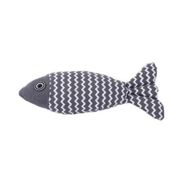 Imagem de Brinquedo Para Gatos Resistente Ao Tédio: Peixe De Linho Para Roer E S