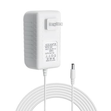 Imagem de Cabo de alimentação Fisher Price/Ingenuity/Graco/Nova Baby Swing, plugue elétrico de 5 V, adaptador de alimentação branco de 2 metros