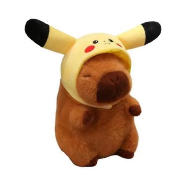 Imagem de Brinquedo De Pelúcia Fofo Stitch Pikachu Kuromi Capybara, Boneco De Ga
