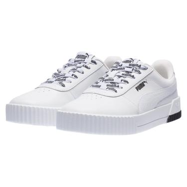 Imagem de Kit Tênis Puma Carina Logomania Feminino + Par de Meia