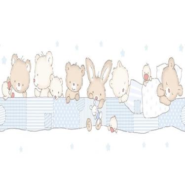 Imagem de Faixa de Parede Treboli Azul Balões 5901