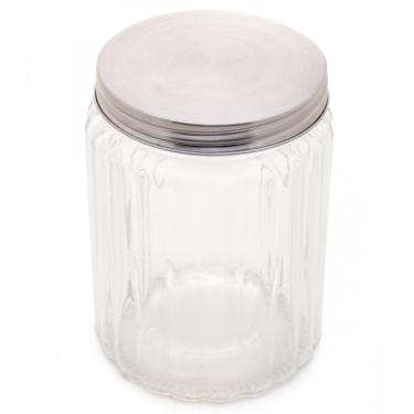 Imagem de Pote Porta Tempero de Vidro Tampa de Inox 500 Ml - Lyor