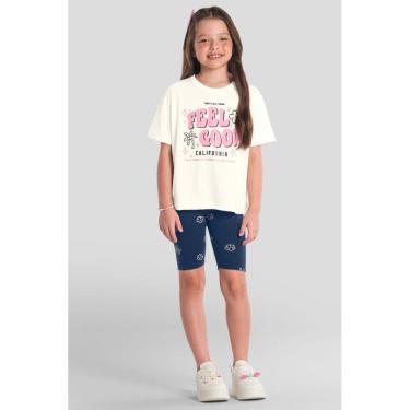 Imagem de Conjunto infantil menina tropical em gel Brandili