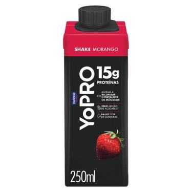 Imagem de YoPRO Bebida Láctea UHT Morango 15g de proteínas 250ml