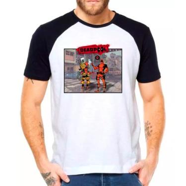 Imagem de Camiseta heróis hulk batman capitão américa coringa deadpool camisa ma