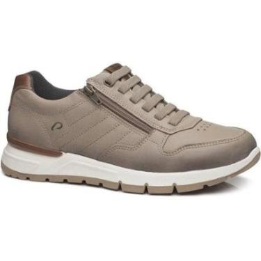 Imagem de Sapatênis Pegada Masculino Areia Conhaque Ref:111603-Masculino