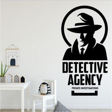 Imagem de Agência de detetives de adesivos de parede para quarto ou escritório d