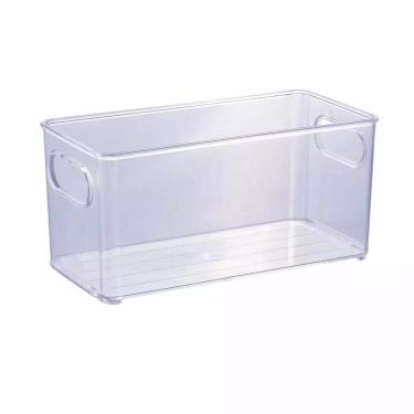 Imagem de Caixa Organizadora Plasútil de Plástico Transparente Multiuso 20x10x10,4cm