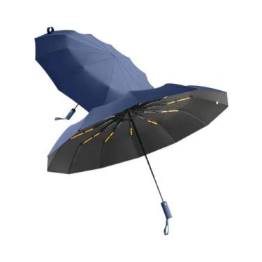 Imagem de Guarda-chuva Automático Grande De 24 Polegadas Com Proteção UV, Leve E