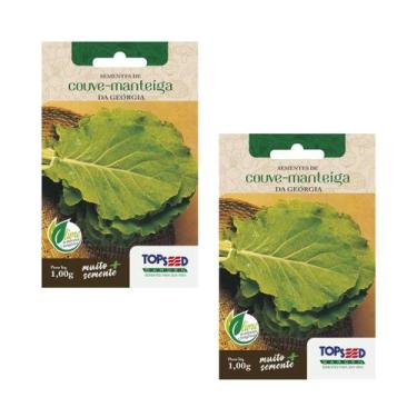 Imagem de 2X Sementes Couve-Manteiga (Da Georgia) TOPSEED