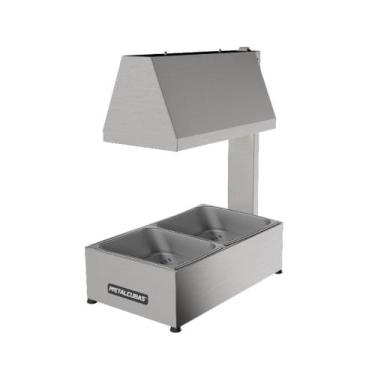 Imagem de Conservador De Fritura Elétrico 2 Cubas 1 Kg MCF02 CP Metalcubas, 220V