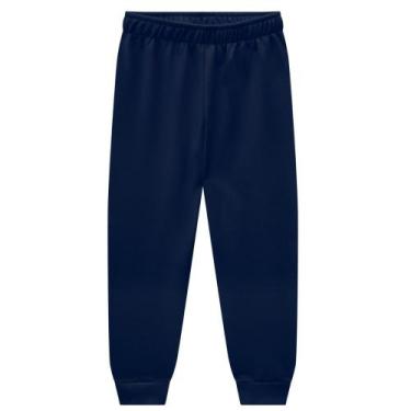 Imagem de Calça Infantil Unissex Kyly em Moletom Peluciado Quentinha Tamanho:12C