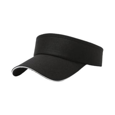 Imagem de Chapéu De Sol Unissex Personalizado Com Visor Aberto Para Viagens, Esp
