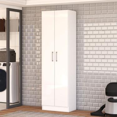 Imagem de Armário Multiuso Vince 2 Portas Branco - Panorama Móveis